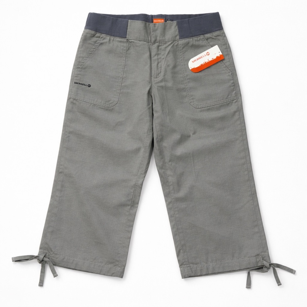 Merrell Women’s Nylon Linen Blend Capri Pants Size 8 NWT